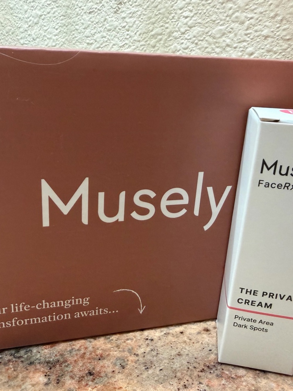 Muse Musely Women's Skincare Cream — Dusty Rose & White Packaging
